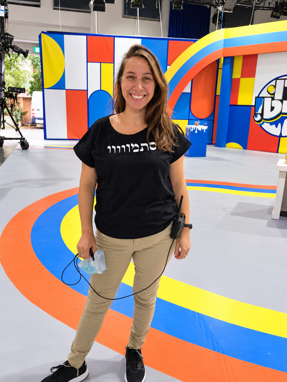 גלית יתום — על סט הצילומים